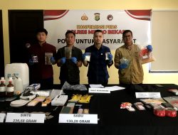 Polisi Ciduk 6 Orang Pengedar Narkoba di Bekasi