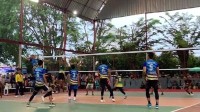 Tingkatkan SOR, Pemdes Tridayasakti Bikin Lapangan Futsal dengan Lantai Interlock