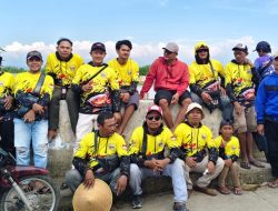 Kemunitas Mancing di Pemalang “Turun Gunung” Lakukan Pengurukan Jalan Rusak